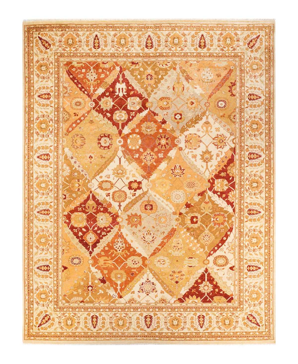 Closeout! Adorn Hand Woven Rugs Eclectic M16126 9'1in x 12'1in Area Rug - Ivory