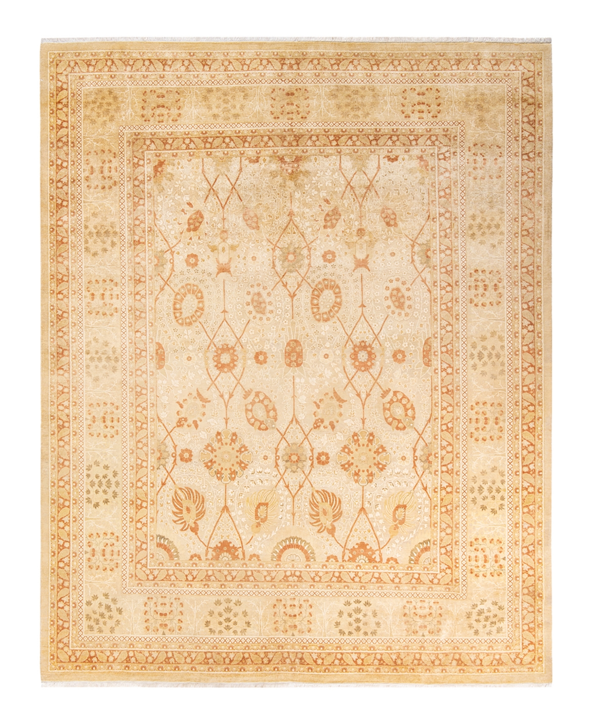 Closeout! Adorn Hand Woven Rugs Mogul M16054 8'3in x 10'5in Area Rug - Yellow