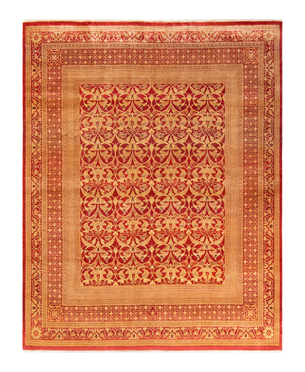 Closeout! Adorn Hand Woven Rugs Mogul M1656 8' x 10'4in Area Rug - Orange