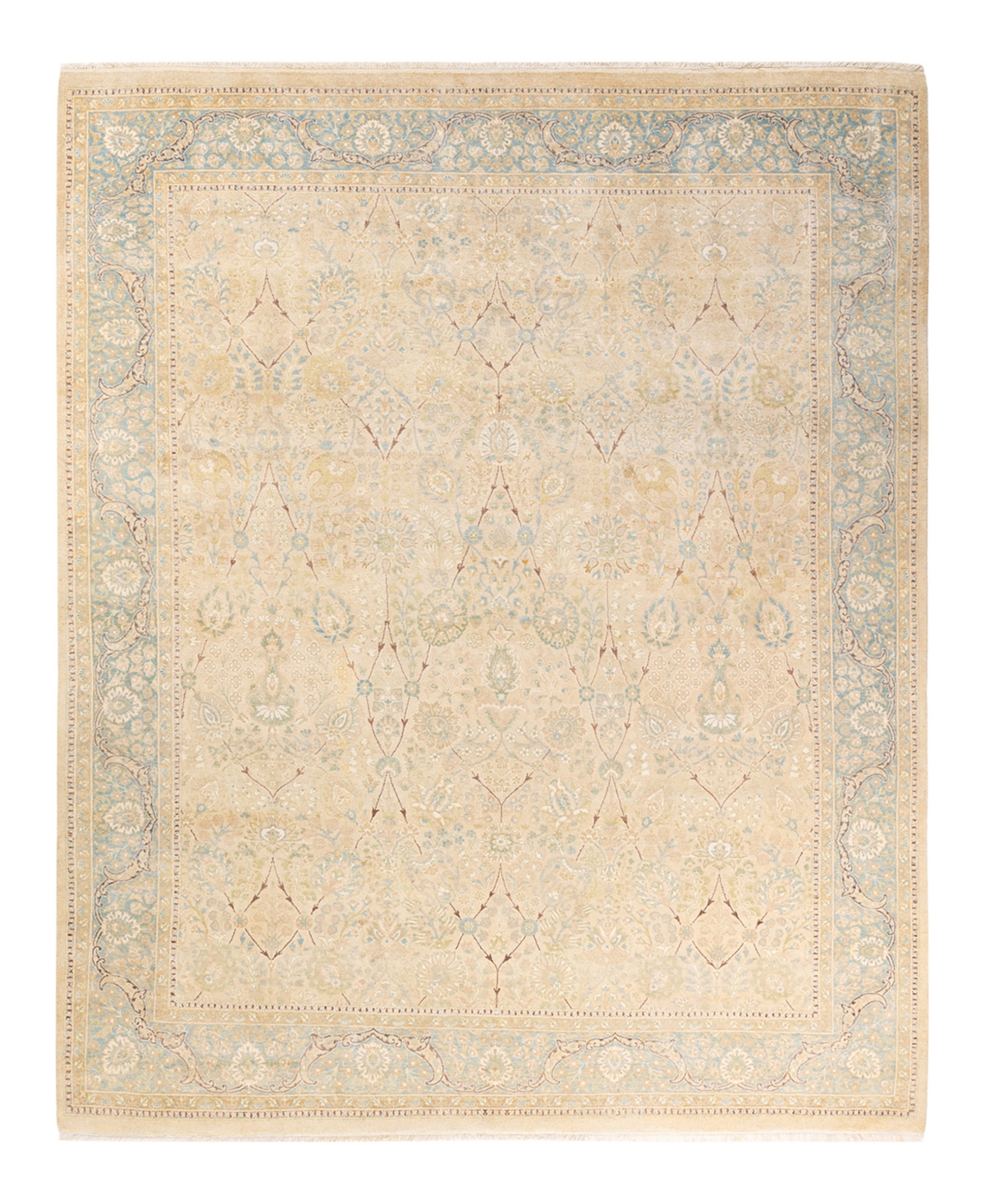 Closeout! Adorn Hand Woven Rugs Mogul M16053 8'2in x 10'1in Area Rug - Ivory