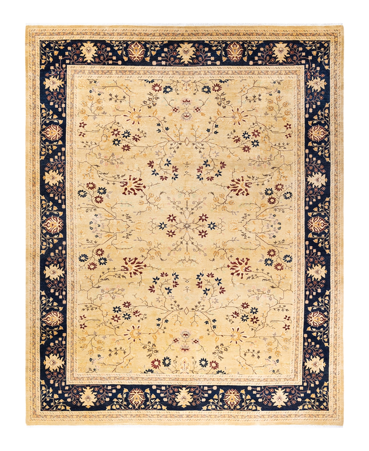Closeout! Adorn Hand Woven Rugs Mogul M1427 9'1in x 11'10in Area Rug - Yellow