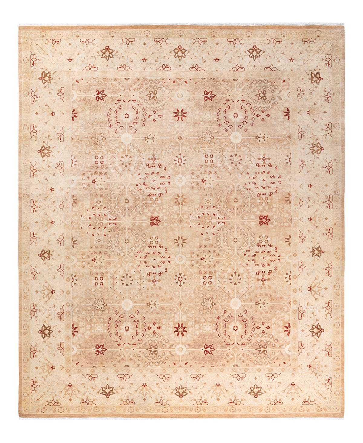 Closeout! Adorn Hand Woven Rugs Mogul M1605 8'3in x 10'3in Area Rug - Beige