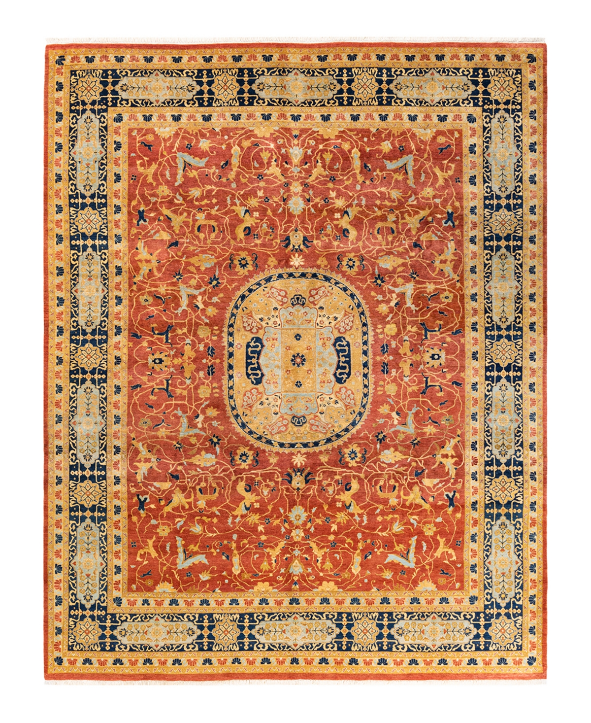 Closeout! Adorn Hand Woven Rugs Mogul M140460 8' x 10'4in Area Rug - Orange