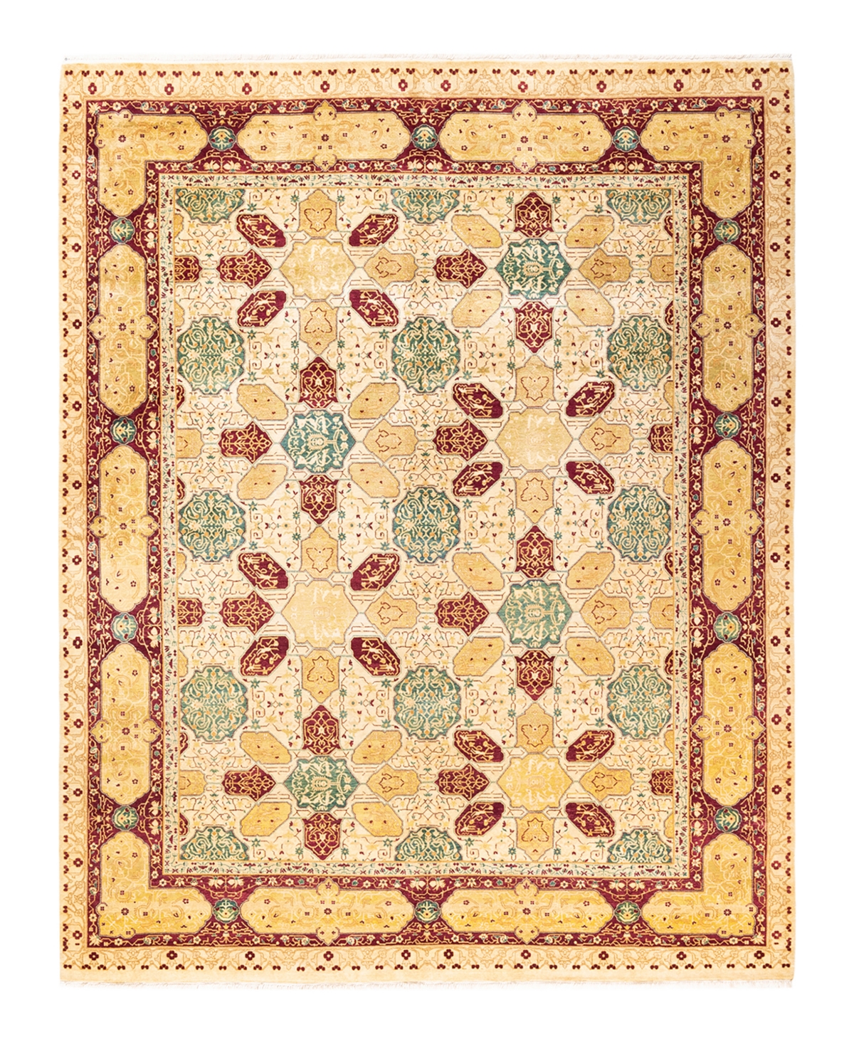 Closeout! Adorn Hand Woven Rugs Mogul M14030 8'2in x 10'3in Area Rug - Ivory