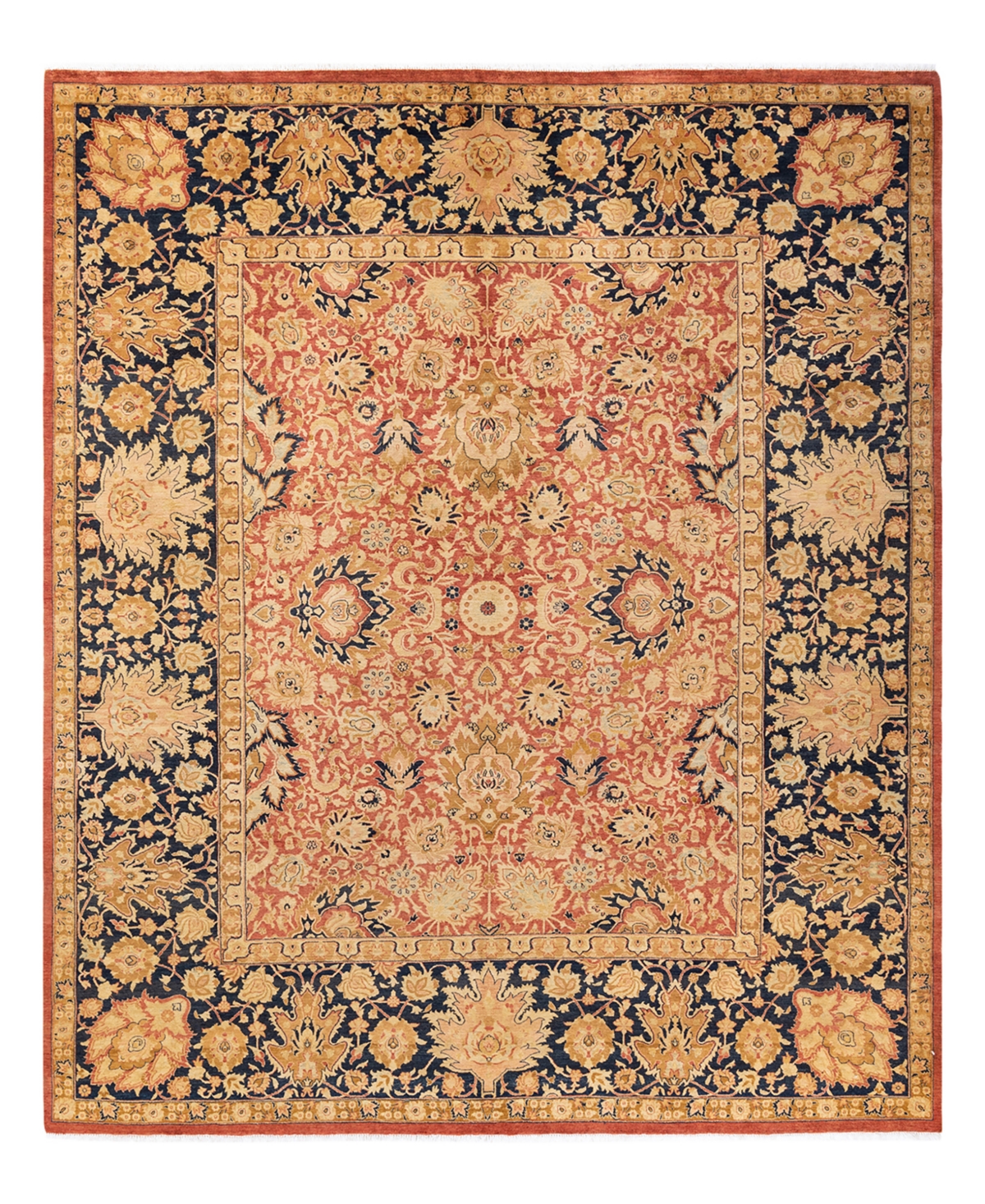 Closeout! Adorn Hand Woven Rugs Mogul M11832 8'1in x 9'7in Area Rug - Orange