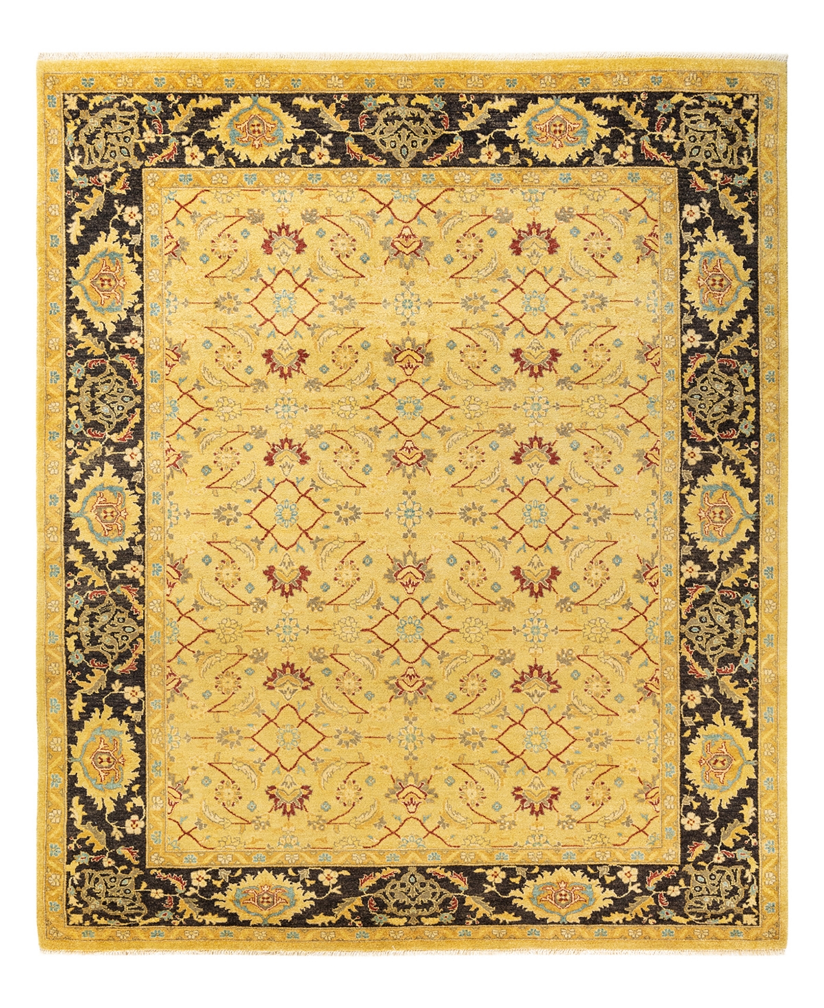 Closeout! Adorn Hand Woven Rugs Eclectic M14664 8'4in x 10'1in Area Rug - Green