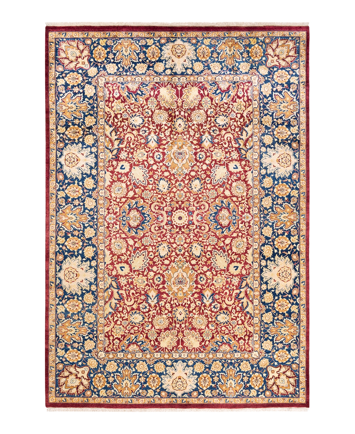 Closeout! Adorn Hand Woven Rugs Mogul M11751 6'3in x 9'3in Area Rug - Red