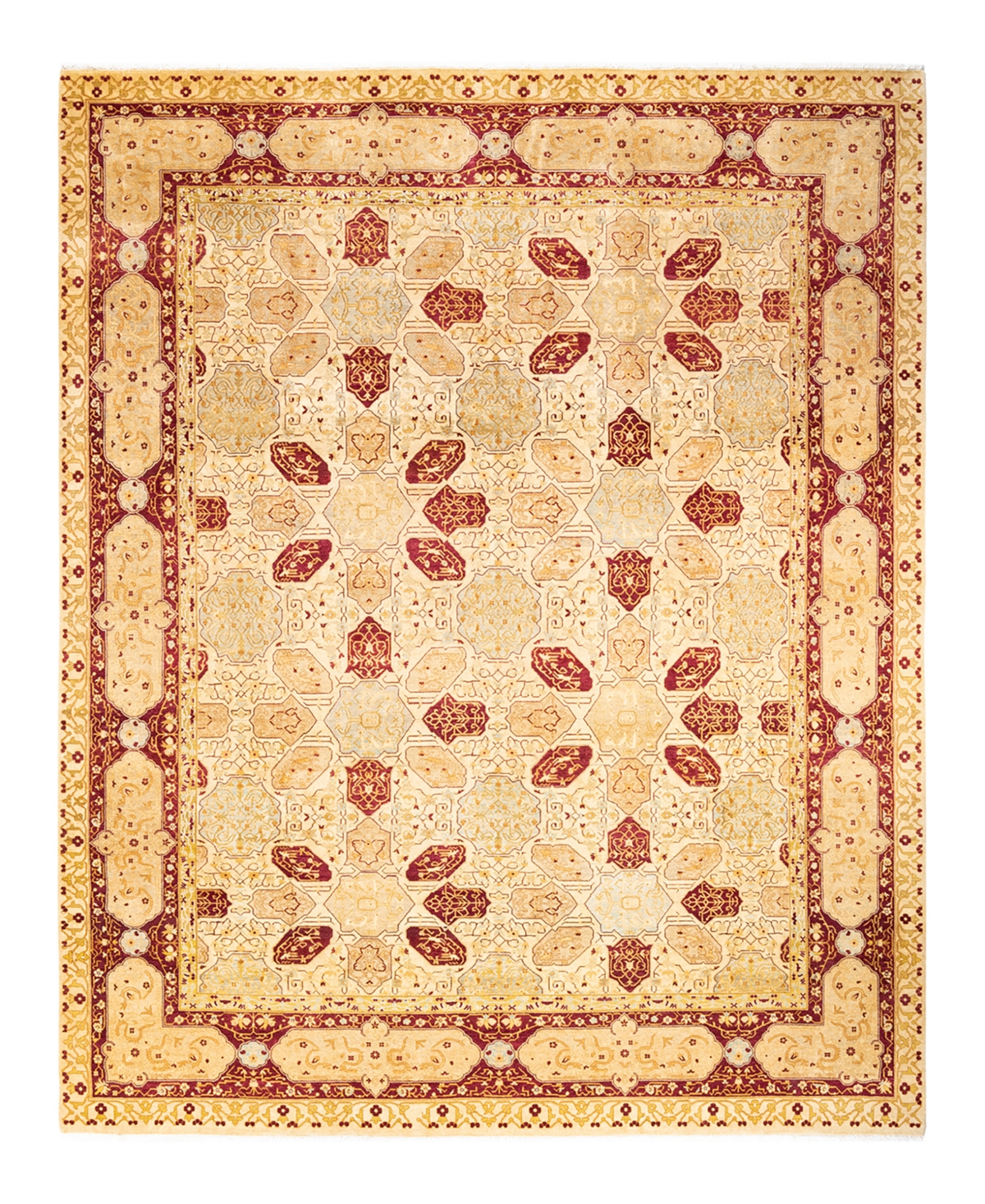 Closeout! Adorn Hand Woven Rugs Mogul M12563 8'3in x 10'4in Area Rug - Ivory