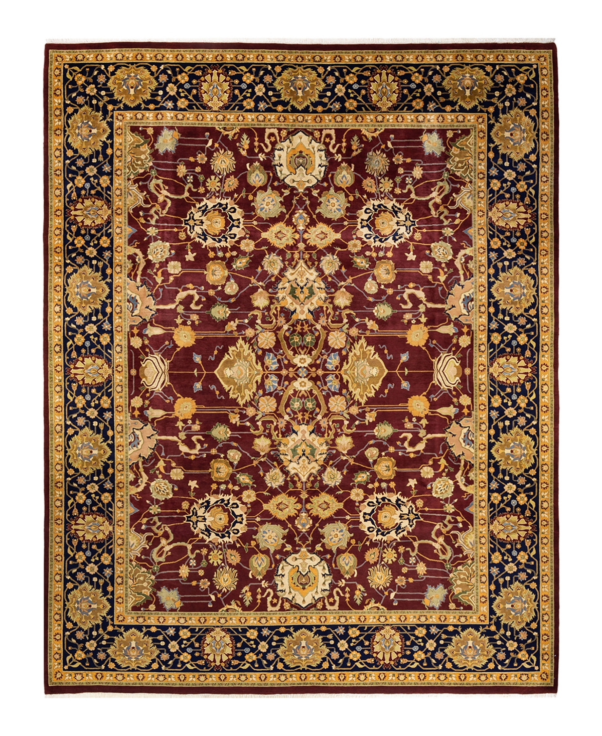 Closeout! Adorn Hand Woven Rugs Mogul M129034A 9'2in x 12'1in Area Rug - Red