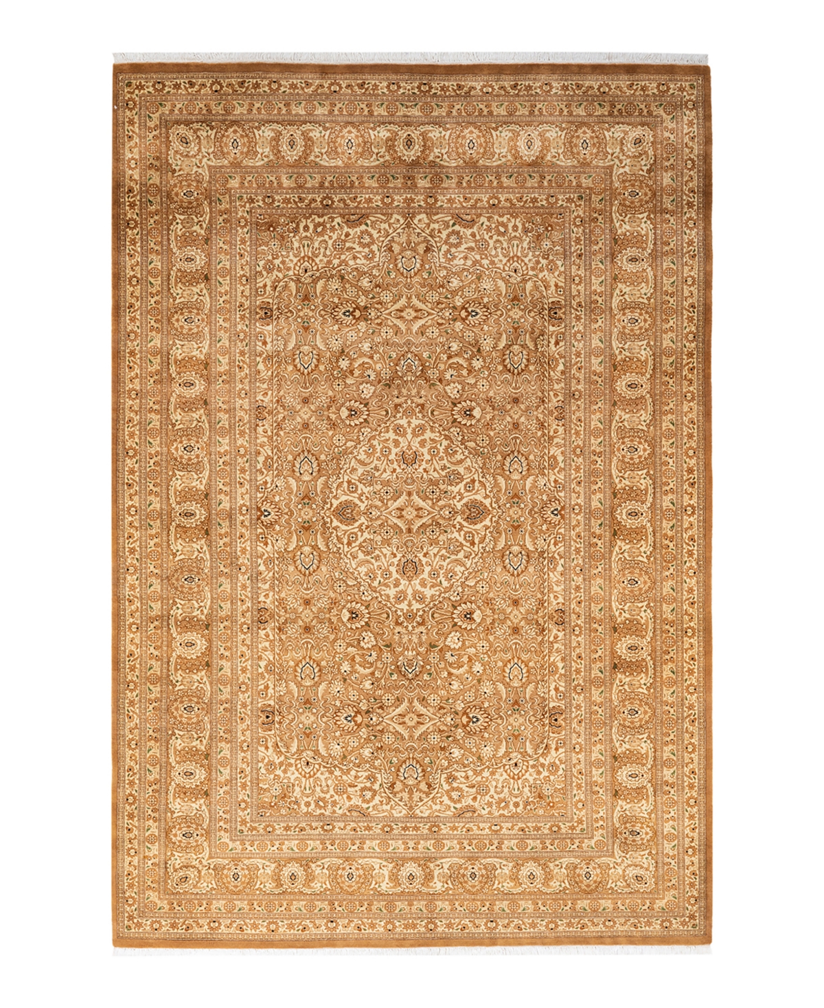 Closeout! Adorn Hand Woven Rugs Mogul M150260 6'1in x 9'1in Area Rug - Yellow
