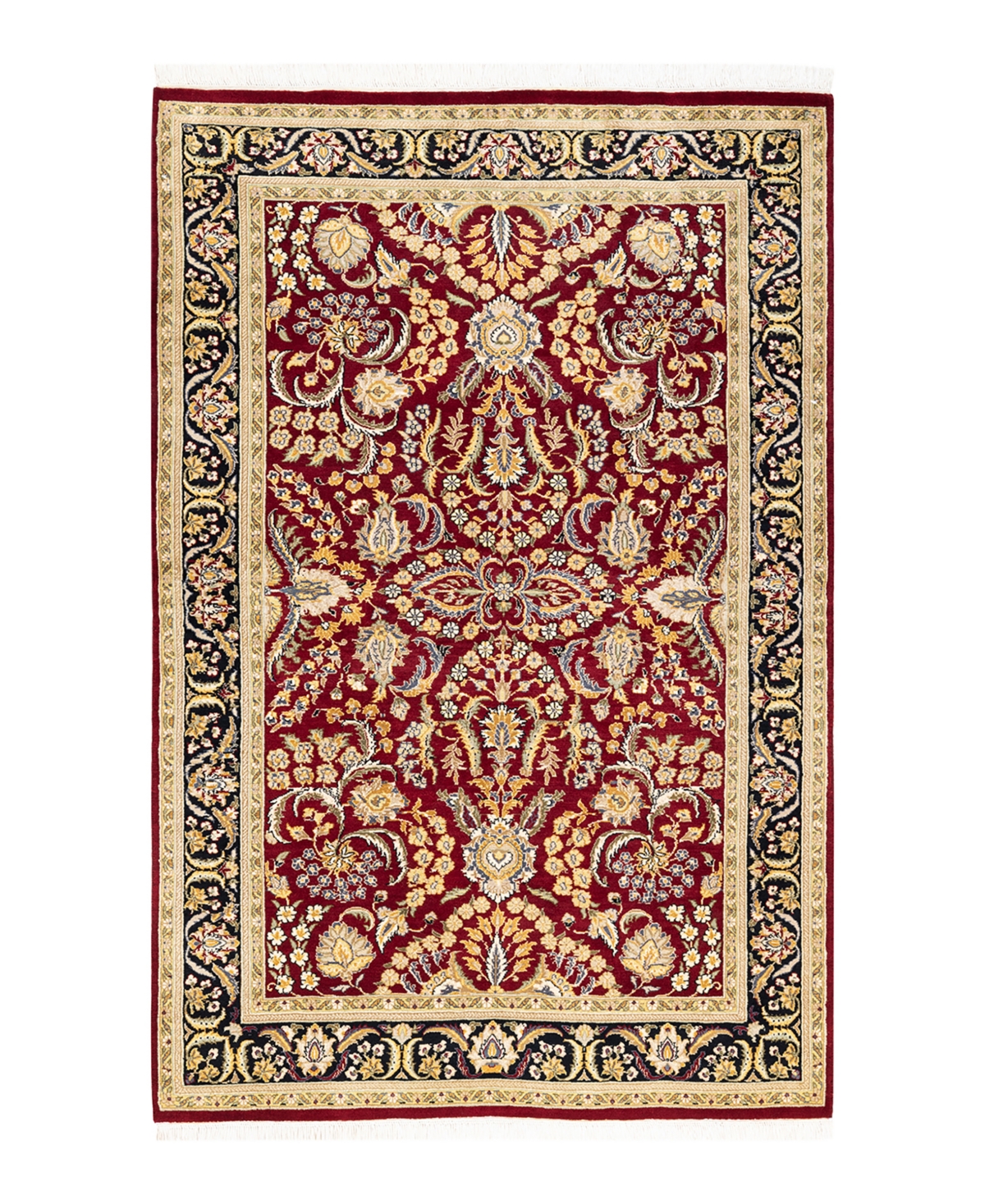 Closeout! Adorn Hand Woven Rugs Mogul M147775 4'2in x 6'3in Area Rug - Red