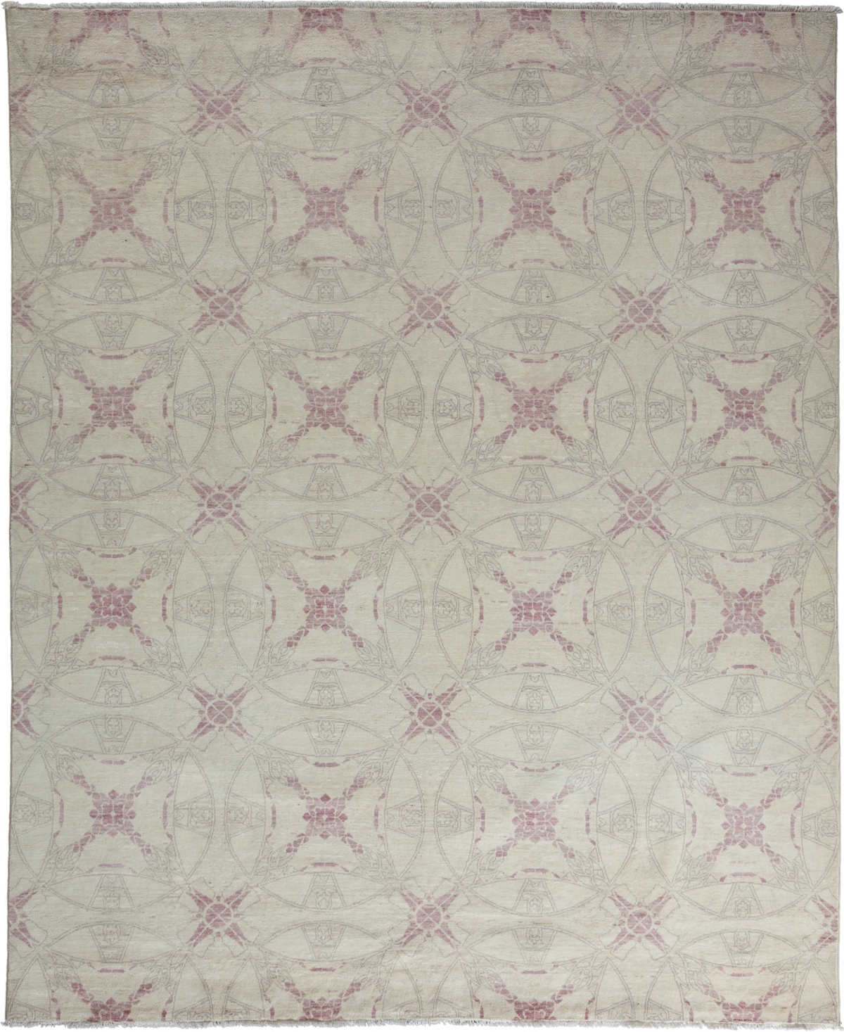 Adorn Hand Woven Rugs Suzani M17852 8'1in x 10'1in Area Rug - Ivory