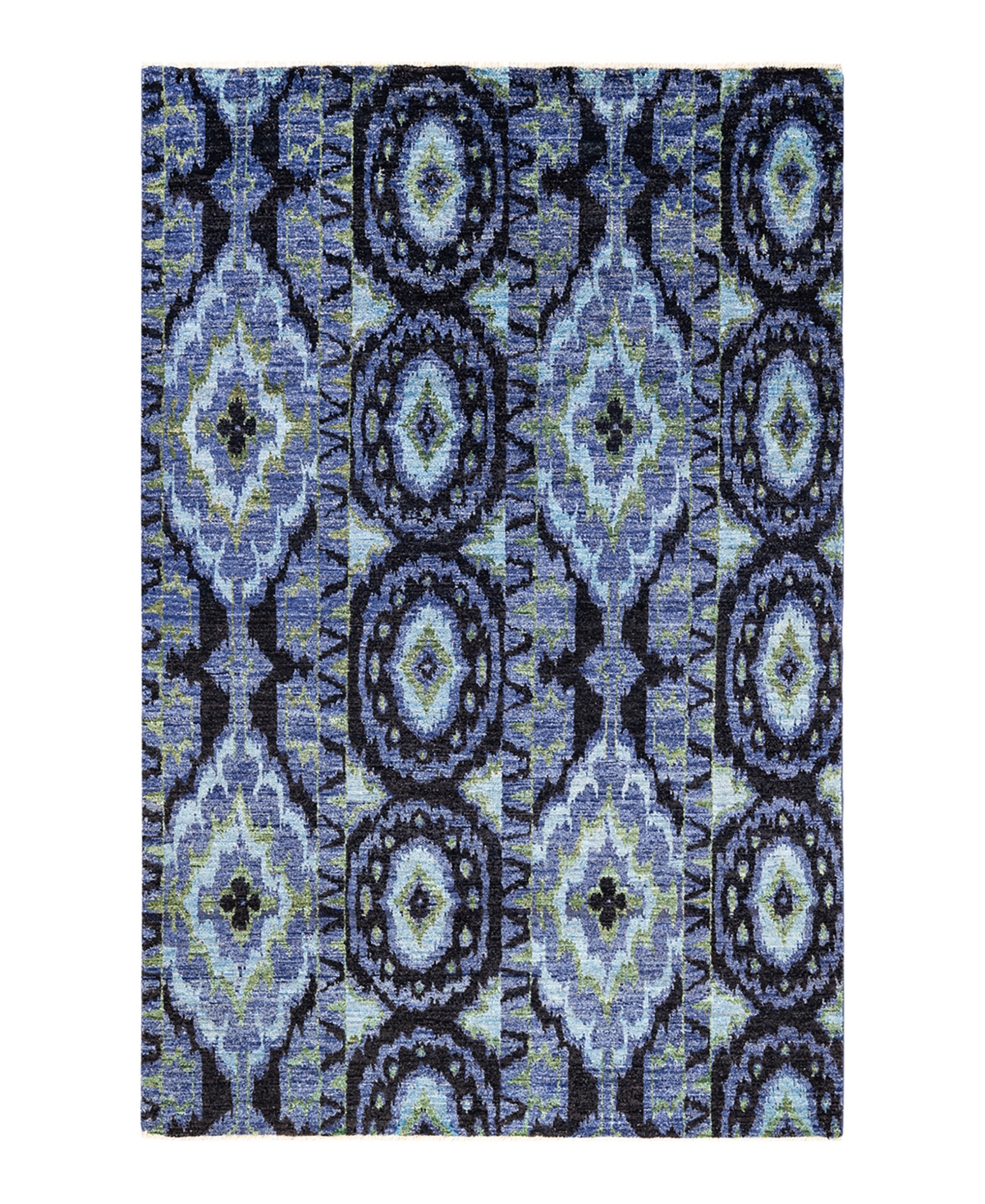 Adorn Hand Woven Rugs Modern M164707 5'10in x 9'2in Area Rug - Purple