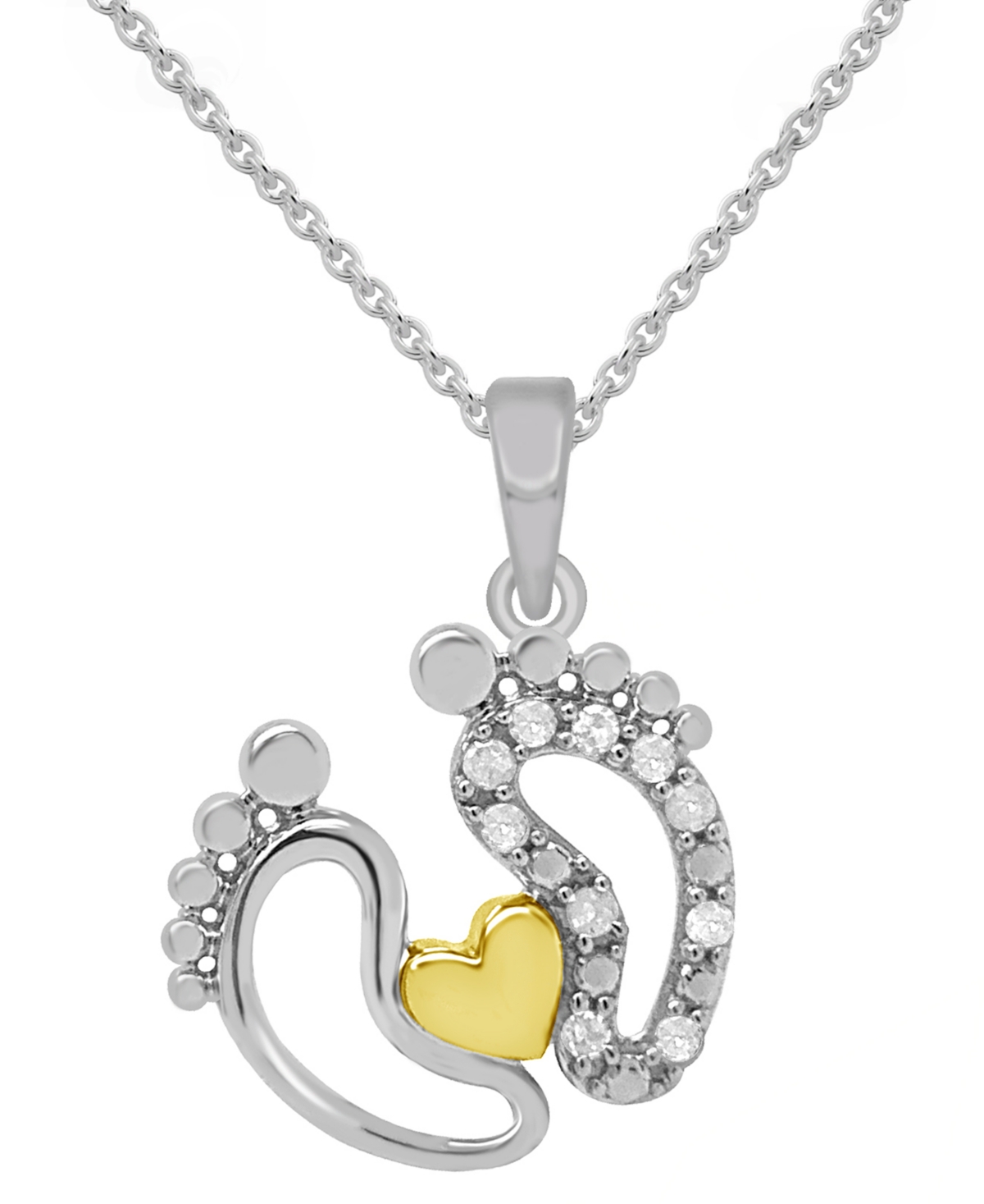 Diamond Feet & Heart 18