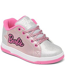 Little Girls Split Barbie Casual Skate Sneakers from Finish Line