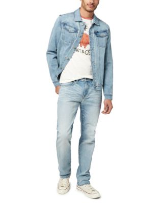 Men's Crinkled Classic Straight Six Jeans