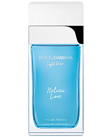 DOLCE&GABBANA Light Blue Italian Love Eau de Toilette Spray, 3.3 oz.