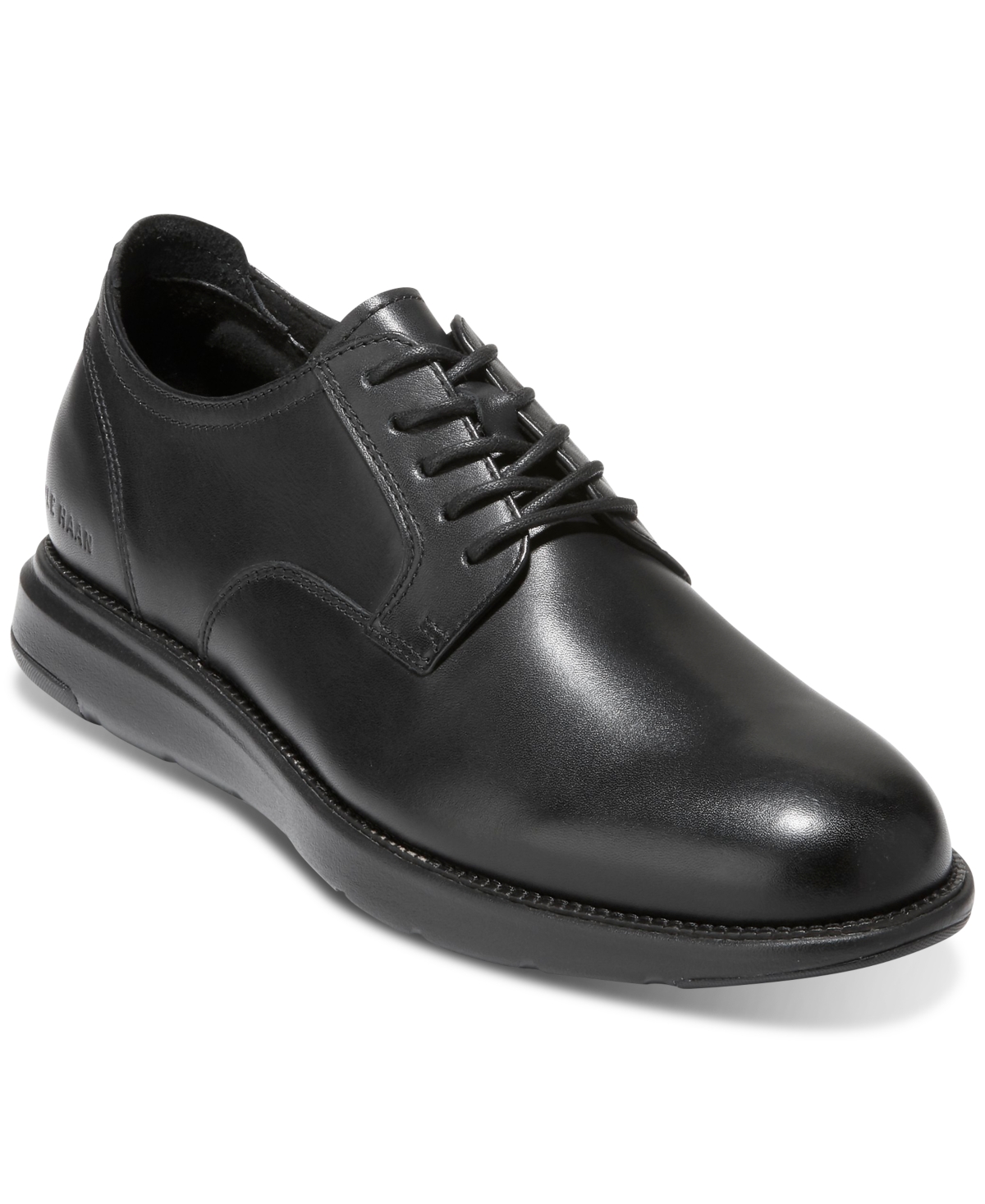 Shop Cole Haan Men's Grand Atlantic Oxford Dress Shoe In Black,black