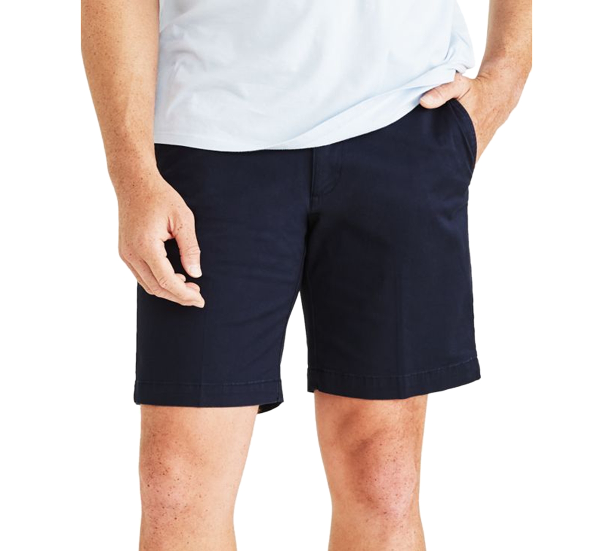 Shop Dockers Men's Big & Tall Ultimate Supreme Flex Stretch Solid 9" Shorts In Pembroke