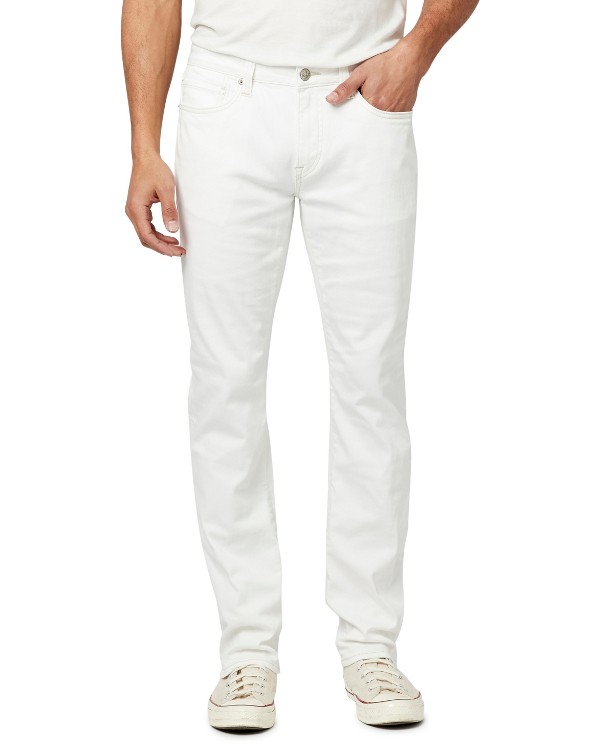 Men's Straight Six Authentic Vintage-Like Jeans - Pure White