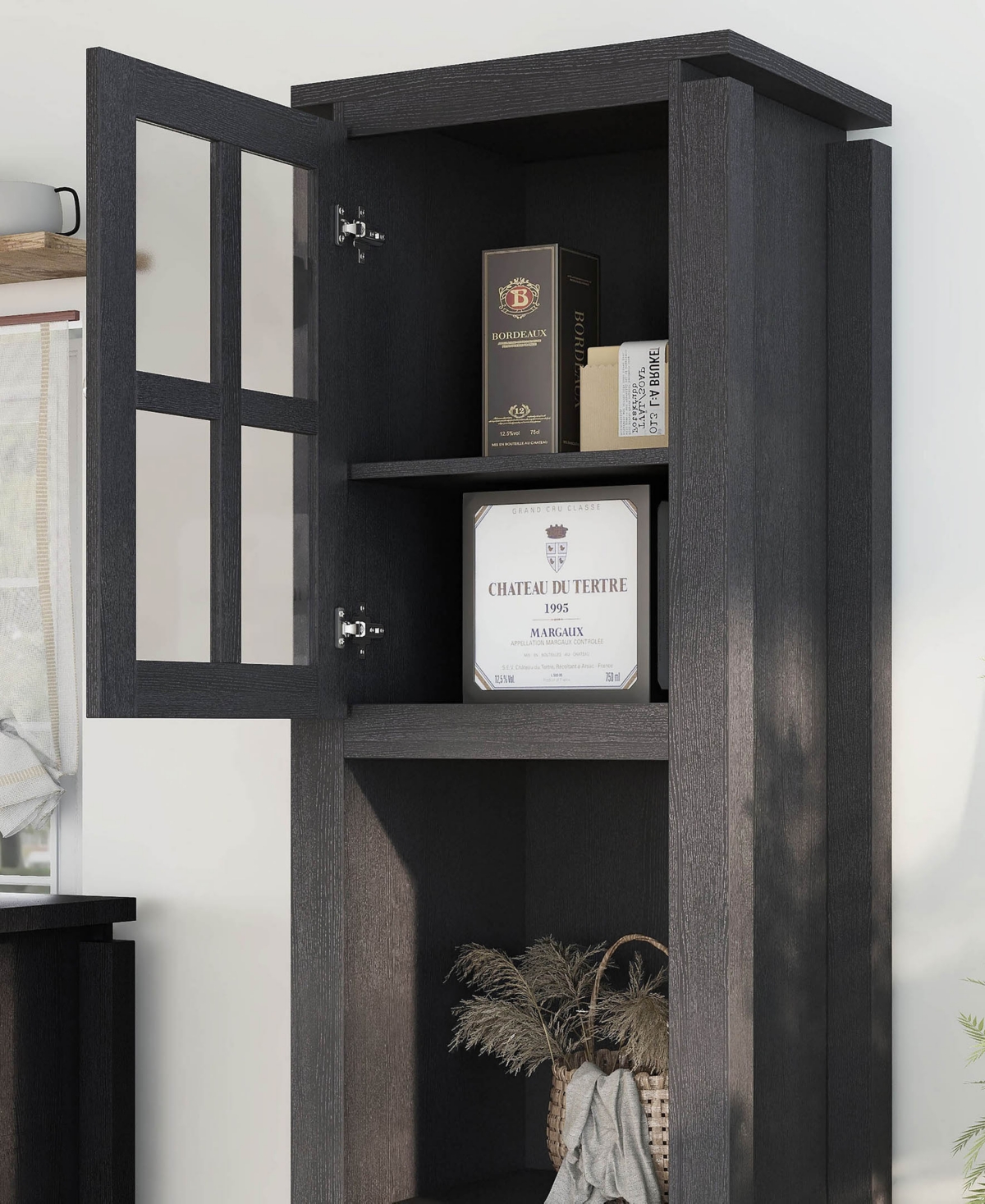 Migley Open Shelves Tower Cabinet