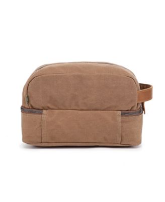 Stone Creek Waxed Canvas Toiletry Bag