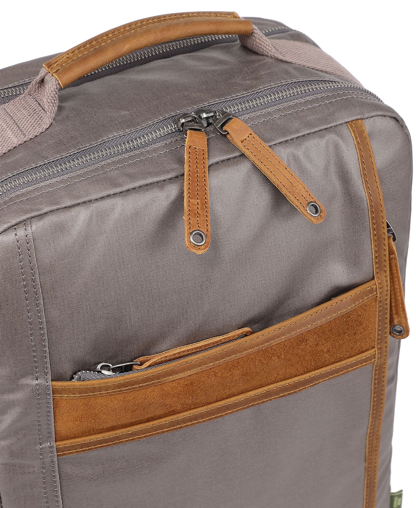 Рюкзак TSD BRAND Madrone Coated Canvas, цвет: Серый — фото 15