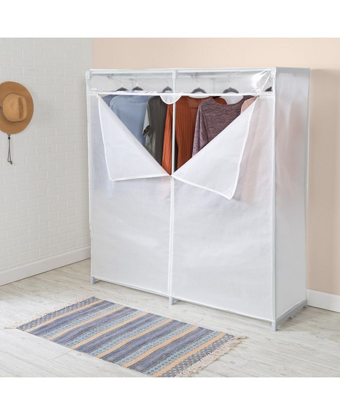 Honey Can Do 60" White Storage Closet Macy's