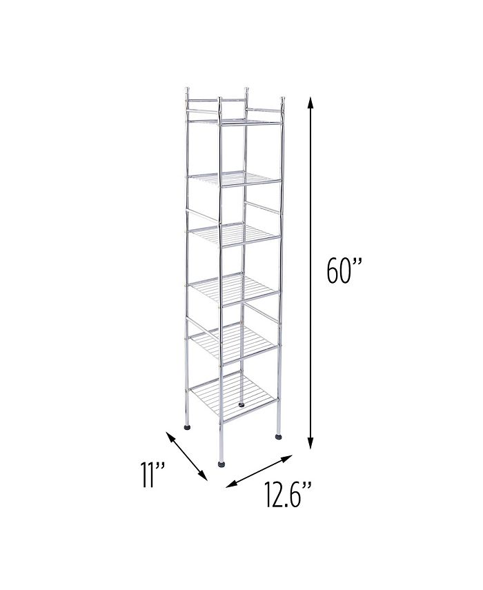 Honey Can Do 6Tier Bathroom Storage Shelving Unit Macy's