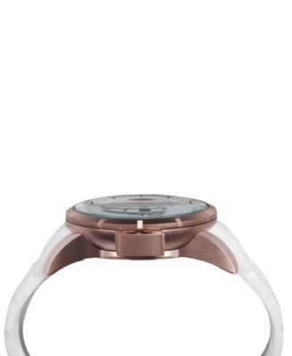 Strumento Marino Men's Chronograph Enterprise White Silicone Strap Watch 46mm