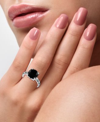 EFFY&reg; Onyx Ring in Sterling Silver