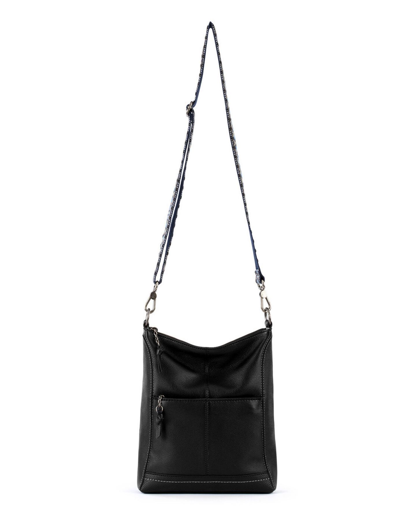 Женская сумка The Sak Lucia Leather Crossbody, цвет: Чёрный — фото 6