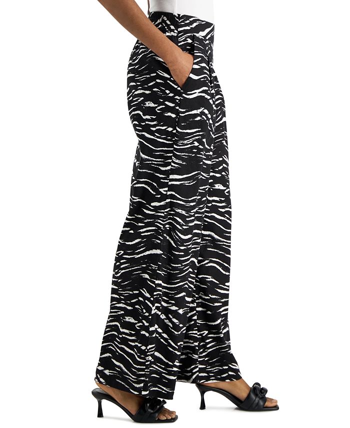 INC International Concepts Women's ZebraPrint Pants, Created for Macy