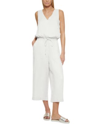 dkny sleeveless jumpsuit