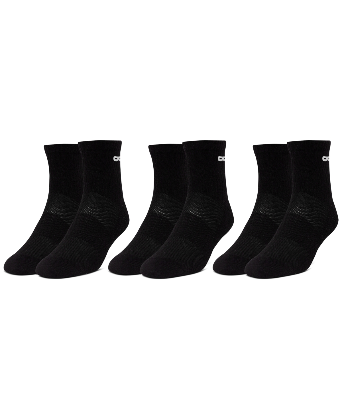 Shop Pair Of Thieves Men's Cushion Cotton Ankle Socks 3 Pack In Black