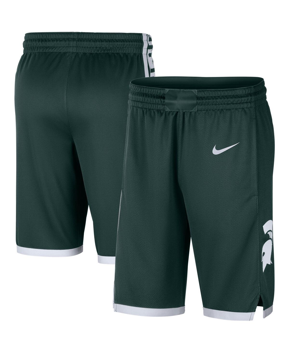 Men's NikeMichigan State Spartans Logo Replica Performance Basketball Shorts - Green