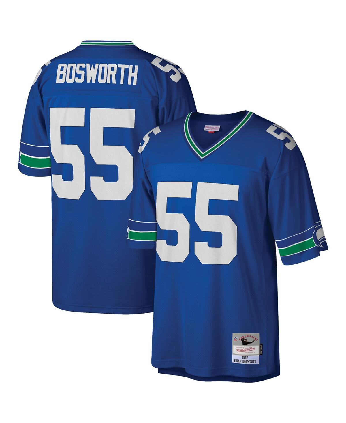 Men's Mitchell & Ness Brian BosworthSeattle Seahawks Legacy Replica Jersey - Royal