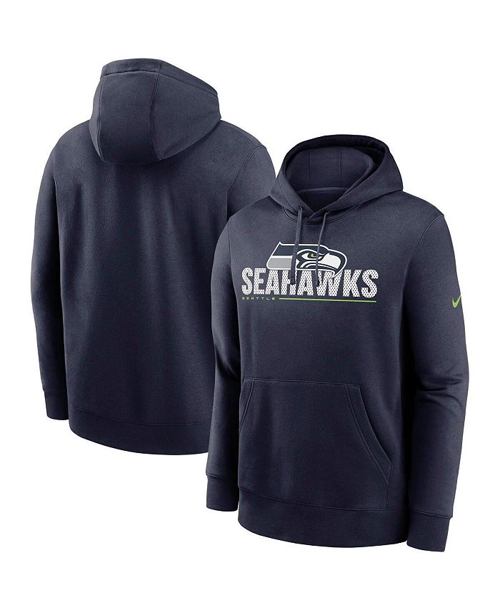 Nike Men's College Navy Seattle Seahawks Team Impact Club Pullover ...