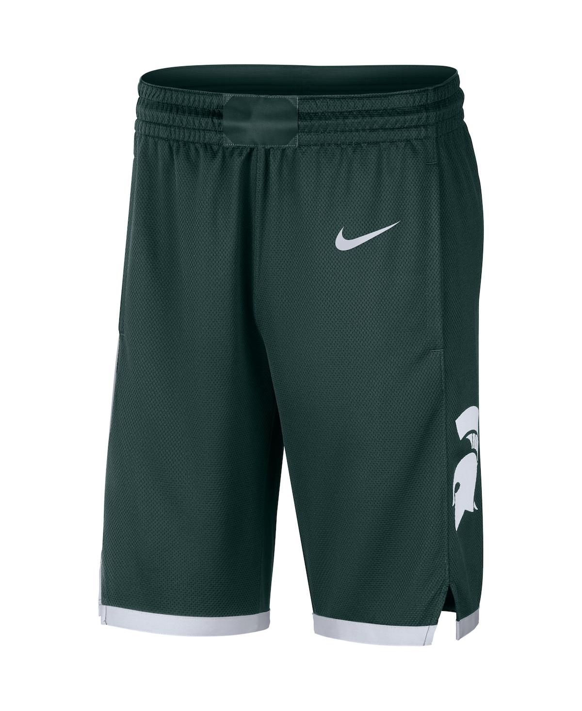 Men's NikeMichigan State Spartans Logo Replica Performance Basketball Shorts - Green