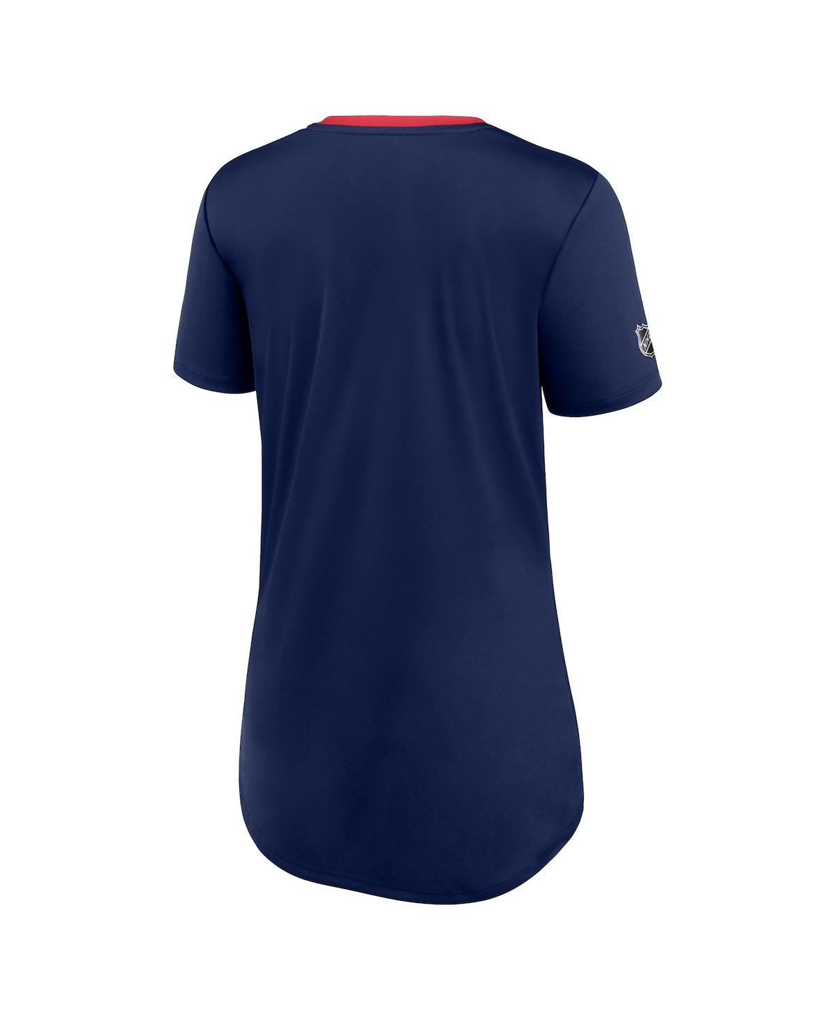 Women's FanaticsWashington Capitals Authentic Pro Locker Room T-shirt - Navy