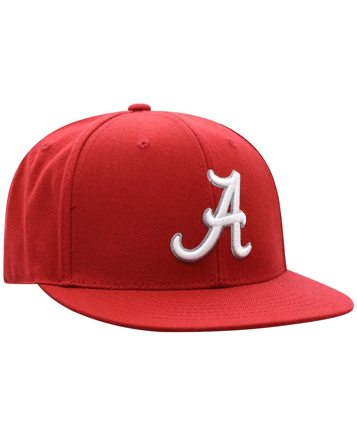 Men's Top of the WorldAlabamaTide Team Color Fitted Hat - Crimson