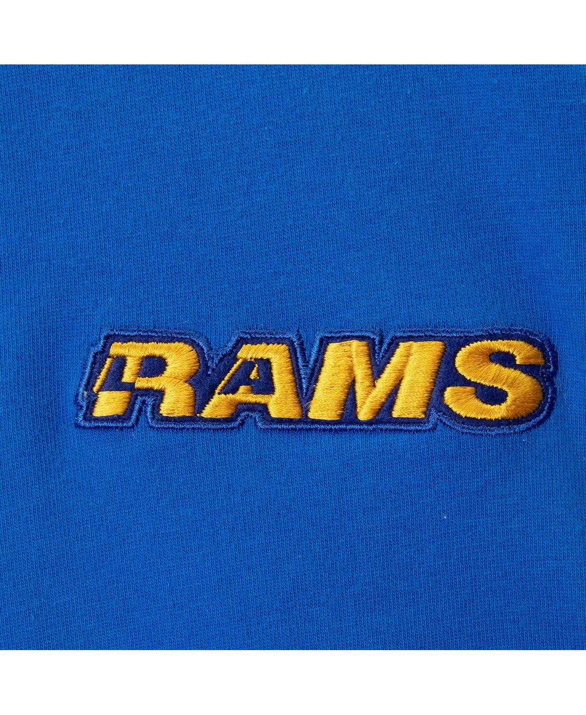 Men's Mitchell & NessLos Angeles Rams Big and Tall Henley 3/4-Sleeve T-shirt - Royal