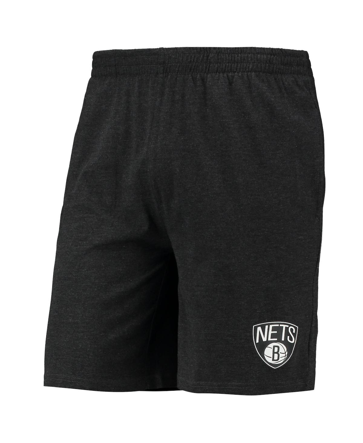 Shop Concepts Sport Men's  Black, Gray Brooklyn Nets T-shirt And Shorts Sleep Set In Black,gray