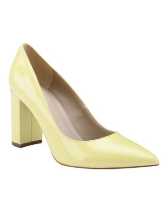 macys womens yellow shoes