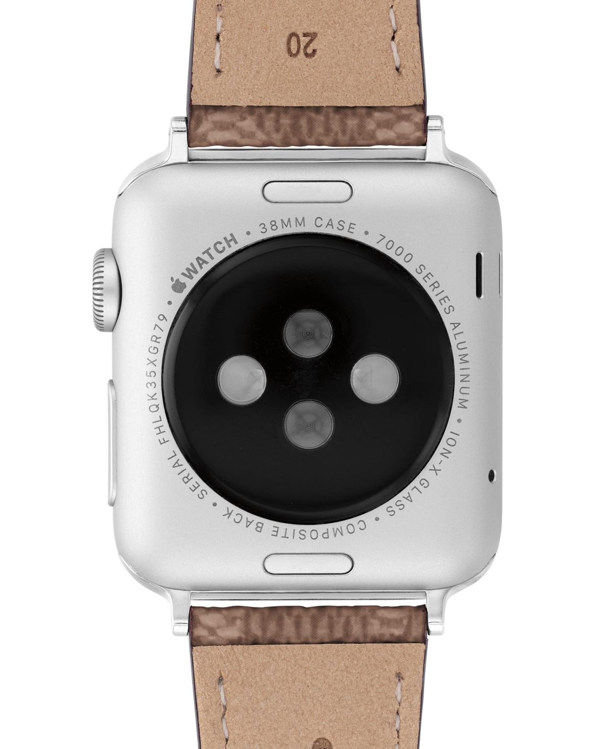 Coach Brown Canvas Strap 38/40/41mm Apple Watch Band