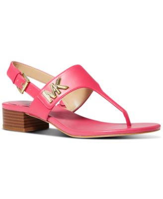 michael kors pink bow sandals