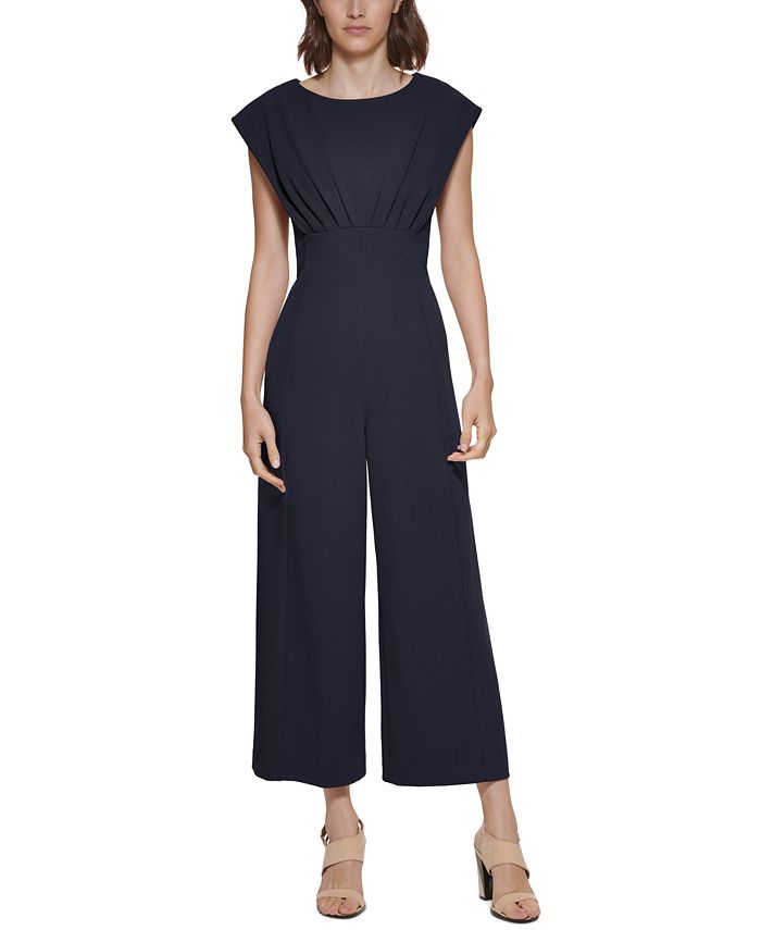 Calvin Klein Cap-Sleeve Jumpsuit & Reviews - Pants & Capris - Women - Macy's