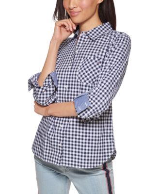 Macy's tommy hilfiger women's blouses best sale