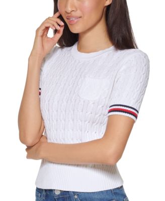 Tommy Hilfiger Cotton Cable-knit Crew 