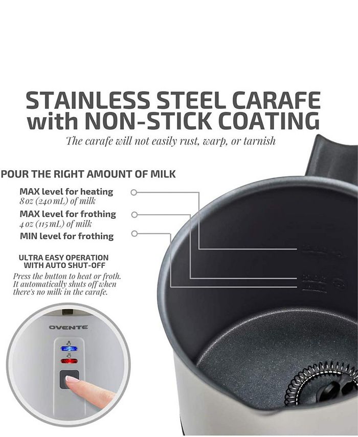 OVENTE Electric Milk Frother and Steamer Macy's